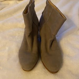 Rag & Bone gray booties size 10